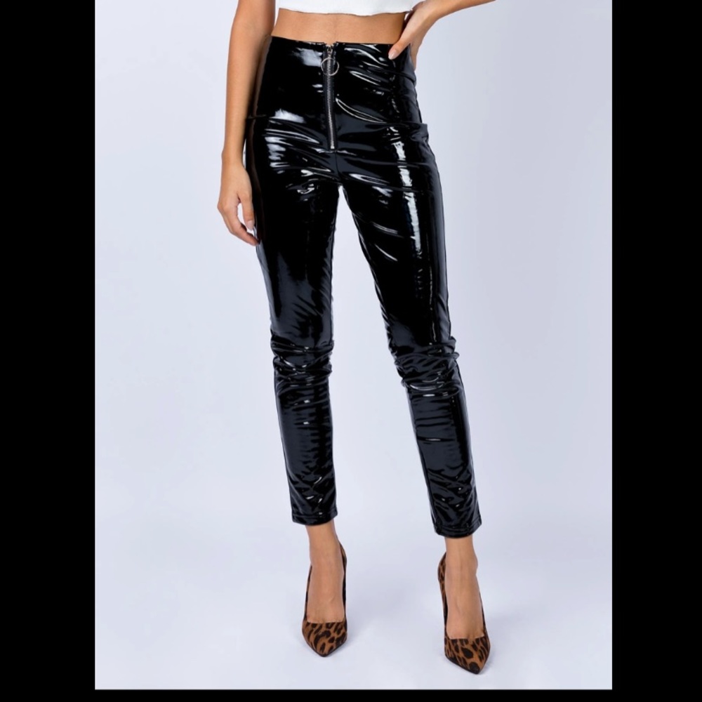 Shiny PrincessPolly black pant